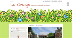 Desktop Screenshot of casarurallagranja.com